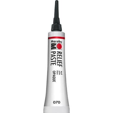 Marabu Glass & Porcelain Mediums
Paste Relief, White, 25.00 ml ( .88 oz )