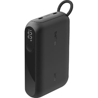 Belkin BoostCharge Power Bank 10000 mAh with Display
PD Fast Charging, 10000 mAh, Dual USB-C, Black