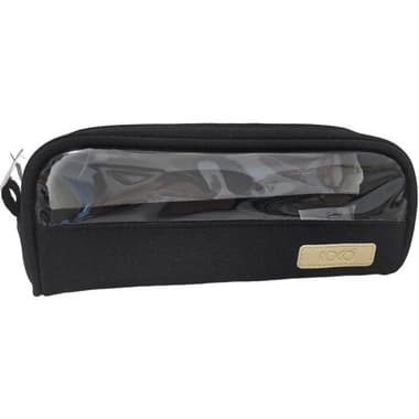 Roco Soft Pencil Case
Clear Window, Plain Color with Print Logo, Black