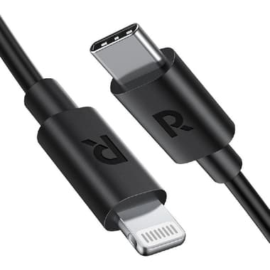 RAVPower USB-C to Lightning Standard Cable
1.00 m ( 3.28 ft ), Black