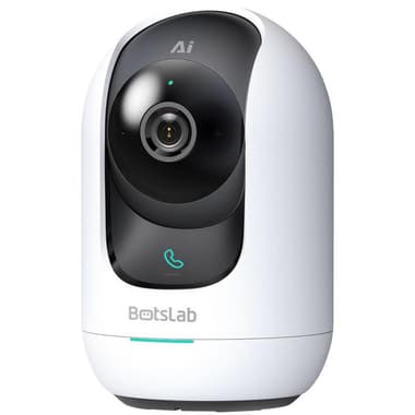 Botslab C221 Full HD Pan & Tilt Camera with Full Color Smart Security Camera Indoor
Wi-Fi, Works with Amazon Alexa/Google Assistant, White