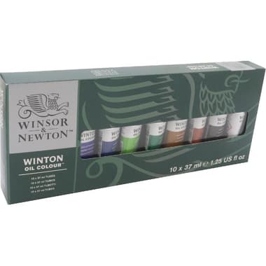 Winsor & Newton Starter Set Oil Color Set
10 Colors 37.00 ml ( 1.30 oz )