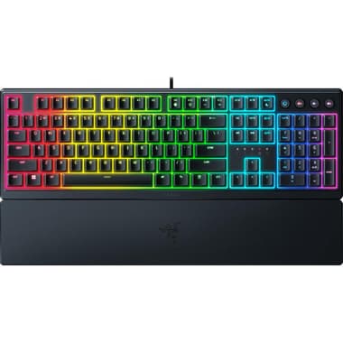 Razer Ornata V3 Low Profile Membrane Switch with Rest (US Layout) Gaming Keyboard
Wired, for Laptop/Desktop Computer/Gaming Desktop Computer/CPU Windows OS, Black