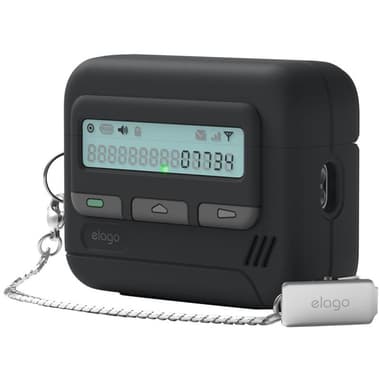 Elago Pager Hang Case Earbuds Case
for Apple AirPods Pro 3, Black