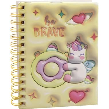 Roco Notebook
Unicorn, 13 X 18.5 cm, 96 Sheets, Single Ruled (Colored Pages), Yellow