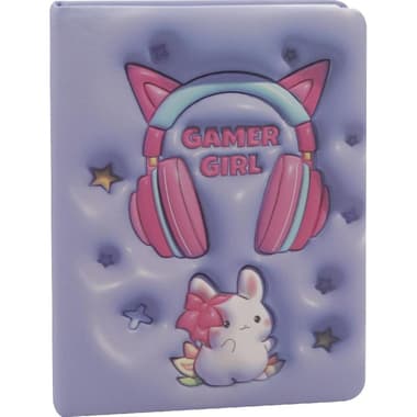 Roco Notebook
Game Girl, 13 X 18.5 cm, 96 Sheets, Single Ruled (Colored Pages), Purple