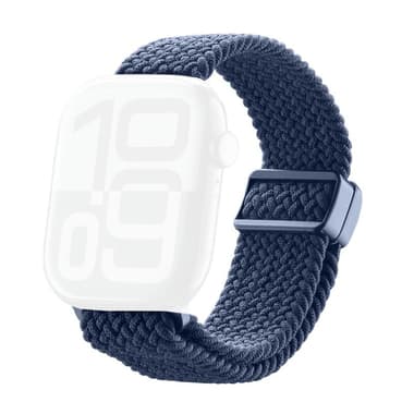 Cellularline SOFT BAND Wrist Strap
for Apple Watch Series 11 42/Watch Series 10 42/Watch Series 9 41/Watch SE 40, Nylon, Blue
