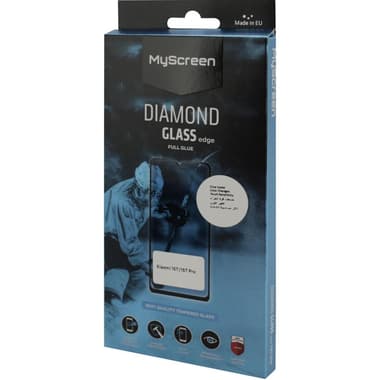 MyScreenPROTECTOR DIAMOND GLASS edge Smartphone Screen Protector
for Xiaomi 15T/15T Pro, Full Glue, Black