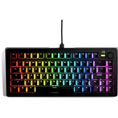 Glorious GMMK 3 75% Mechanical Gaming Keyboard
Wired, for Windows 10 or Later/macOS 10.11 or Later, Black