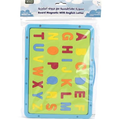 روكو سبورة بيضاء مغناطيسية
الحروف الابجدية الانجليزية, 19 × 26 × 0.7 سم, ألوان متنوعة/ ابيض