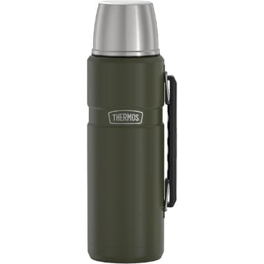 Thermos Stainless King Tumbler
Hot/Cold, 1.20 l ( 2.11 pt ), Army Green
