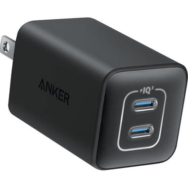 انكر أنكر 523 نانو 3 شاحن سريع مزدوج USB-C بقدرة 47W
توصيل الطاقة - يو اس بي بي دي, منفذ يو اس بي سي ثناىي, اسود