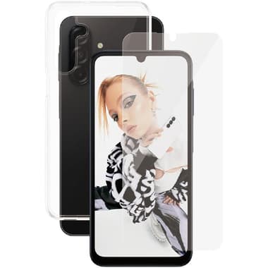 PanzerGlass 2-in-1 Protection CARE X-Ray Soft Clear Case + SAFE Tempered Glass Ultra Wide Fit Smartphone Case Bundle
for Samsung Galaxy A26 5G, Clear
