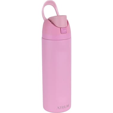 اتريوم كوب
زجاجة ماء من الفولاذ المقاوم للصدأ مع شفاطة وغطاء بزر ضغط وقفل, بارد, 710.00 ml ( 1.25 pt ), وردي حلوى