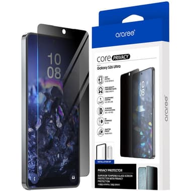 اراري كور برايفسي واقي شاشة للهاتف الذكي
متوافق مع سامسونج جالكسي اس 26 الترا, زجاج مقاوم للكسر