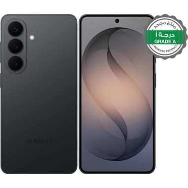منتج مجدد درجة أ سامسونج جالكسي اس26
256 جيجابايت, اسود, الجيل الخامس