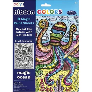 OOLY Magic Ocean Color Accessory Set
8 Magic Paint Sheets