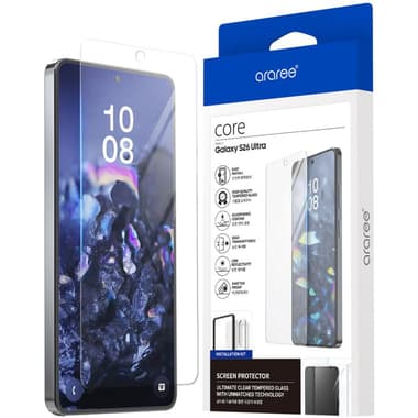 Araree Core Smartphone Screen Protector
for Samsung Galaxy S26 Ultra, Tempered Glass