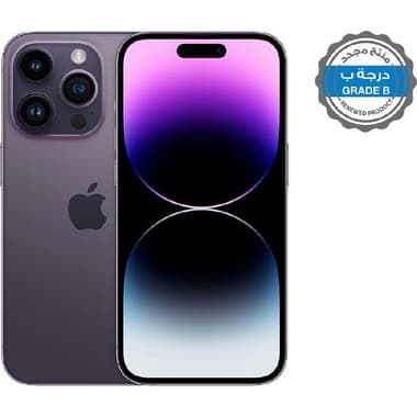 Renewed Grade B Apple iPhone 14 Pro
256 GB, Deep Purple, 5G