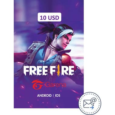 Garena Free Fire E-Voucher 10$ Game Payment and Recharge Card (Delivery by eMail)
Digital Code (USA)
