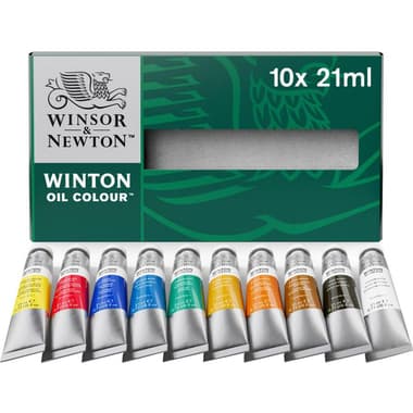 Winsor & Newton Winton Basic Set Oil Color Set
Assorted Color, 10 Colors 21.00 ml ( .74 oz )