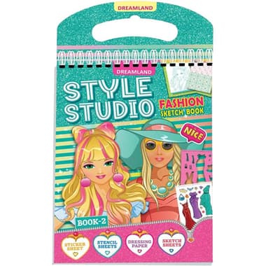 Style Studio: Fashion Sketch Book for Girls
Book 2 - Ages 4-8