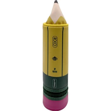 Roco Soft Pencil Case
3D Pencil Shaped Design, Lightweight, Spongy, Yellow/Red