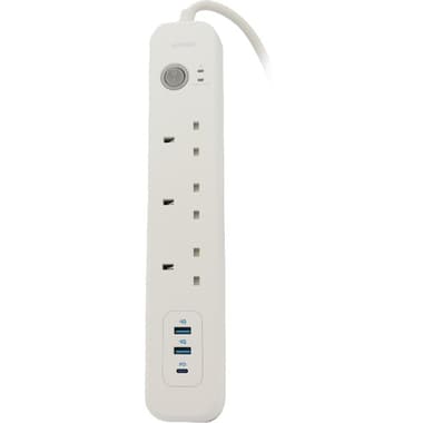 Anker PowerExtend Power Extension
3 Outlet;3 Port (2X USB/1X USB-C), 2.00 m ( 6.56 ft )