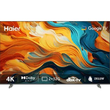 Haier 50" Smart TV
4K LED, 60 Hz, Black, H50K85EUX