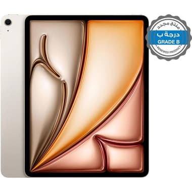 Renewed Grade B Apple iPad Air 13 M3 2025
Tablet - Wi-Fi, 13", 128 GB, 8-core CPU, Starlight