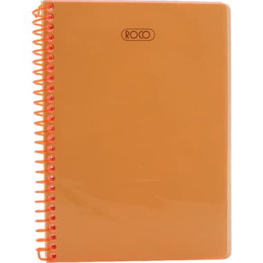 Roco Neon Notebook
A5, 80 Sheets, Single Ruled (Arabic), Orange