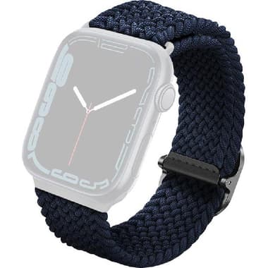 Uniq Aspen Wrist Strap
for Watch Ultra 3/Watch Ultra 2/Watch Series 11 46/Watch Series 10 46, Braided Band, with 316 Stainless Steel Buckle, Oxford Blue