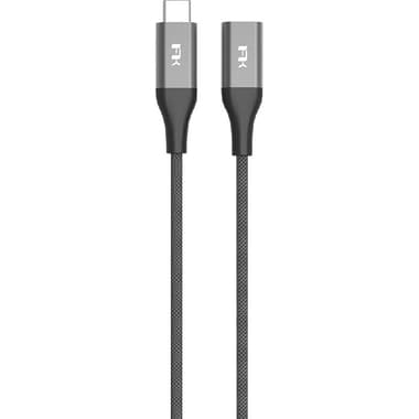 FeelTek Cable Male USB-C to Female USB-C Extension Cable
3.00 m ( 9.84 ft ), Grey