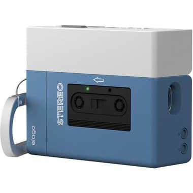 Elago Cassette Player Hang Earbuds Case
for Apple AirPods Pro 3, Blue