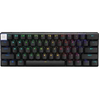 Logitech G Pro X 60 LIGHTSPEED TKL Mechanical Gaming Keyboard
Bluetooth/Wireless (2.4 GHz RF), for Laptop/Desktop Computer/Gaming Desktop Computer/CPU Windows OS, Black