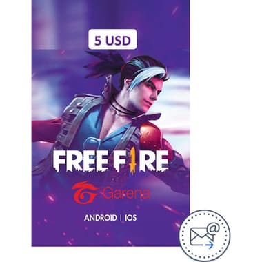Garena Free Fire E-Voucher 5$ Game Payment and Recharge Card (Delivery by eMail)
Digital Code (USA)