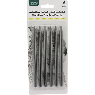 Roco Graphite Pencil Set
Soft/Medium/Hard, 6 Pieces