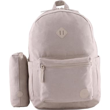 Atrium Canvas Backpack with Accessory
for 15" (Device), Beige