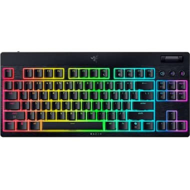 Razer BlackWidow V4 TKL Gaming Keyboard
Wireless, for Laptop/Desktop Computer/Gaming Desktop Computer/CPU Windows OS, Black