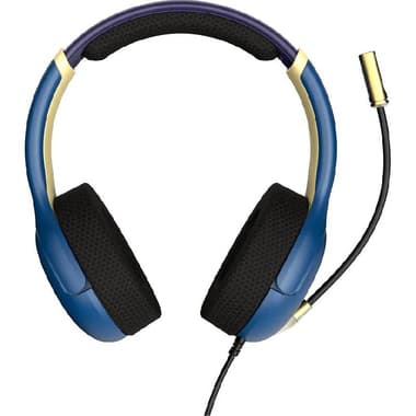 PDP AIRLITE The Legend ZELDA Edition Over-Ear Headphones
Noise Cancelling Microphone, Wired, 3.5 mm Connector, Rotating Microphone, Blue