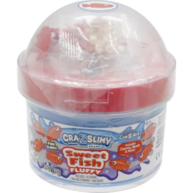 Cra-Z-Art Cra-Z-Slimy Sweet Fish Fluffy - Dome Topper Jars Slime Toy
Assorted Color, 6 Years and Above