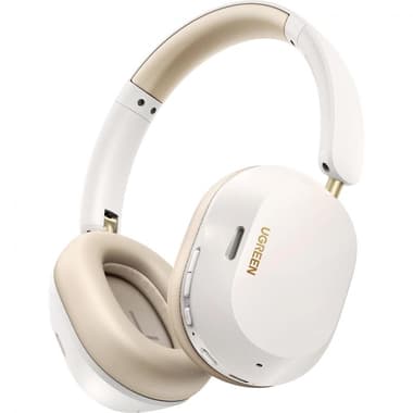 UGREEN Max 5C Over-Ear Headphones
Active Noise Cancelling, Bluetooth, USB-C, Built-in Microphone, White