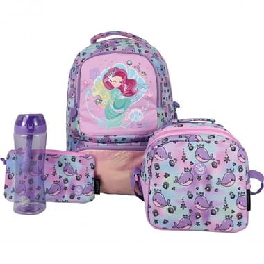 Atrium Classic Mermaid
4-in-1 Value Set Backpack with Accessory, Pink/Purple