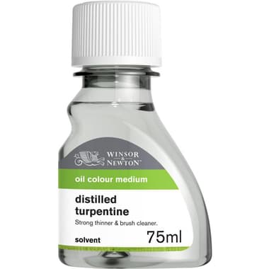Winsor & Newton Oil Mediums
Distilled Turpentine, Solvents, 75.00 ml ( 2.64 oz )
