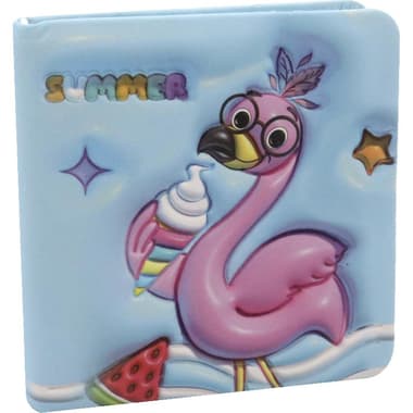 Roco Notebook
Flamingo, 9.5 X 10 cm, 96 Sheets, Single Ruled (Colored Pages), Blue