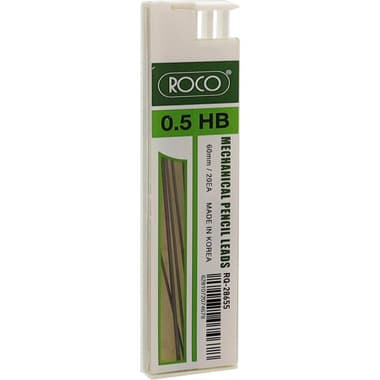 Roco Lead Refill
Black, 0.5 mm, 20 Leads/Tube
