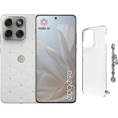 Motorola Edge 70 Swarovski
512 GB, 12 GB RAM, Cloud White, 5G, Snapdragon 7 Gen4