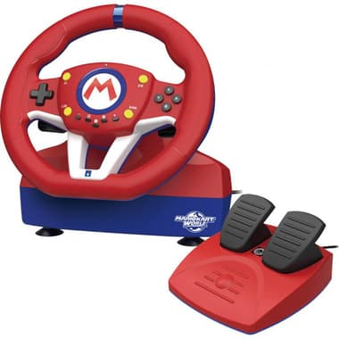 HORI Mario Kart Pro Mini Racing Wheel + Pedals
Wired, for Nintendo Switch 2, Red