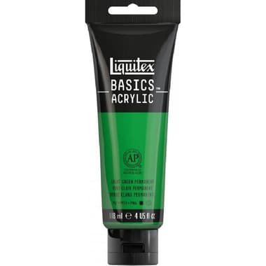 Liquitex Basics Acrylic Paint
Green Light Permanent, 4.00 oz ( 113.65 ml )