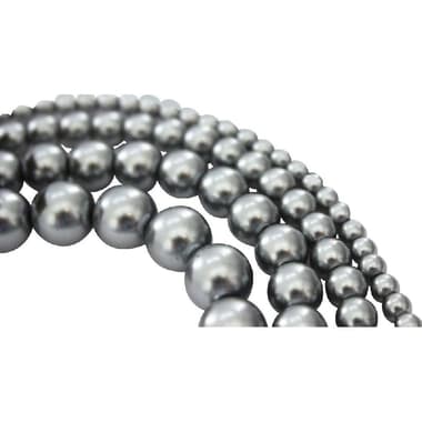 Royal Falcon Beads
Glass Pearl,Round, Silver